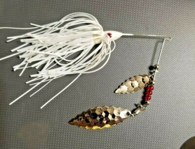 Brand New Custom Double Serrated Willow Blade Spinner Bait 