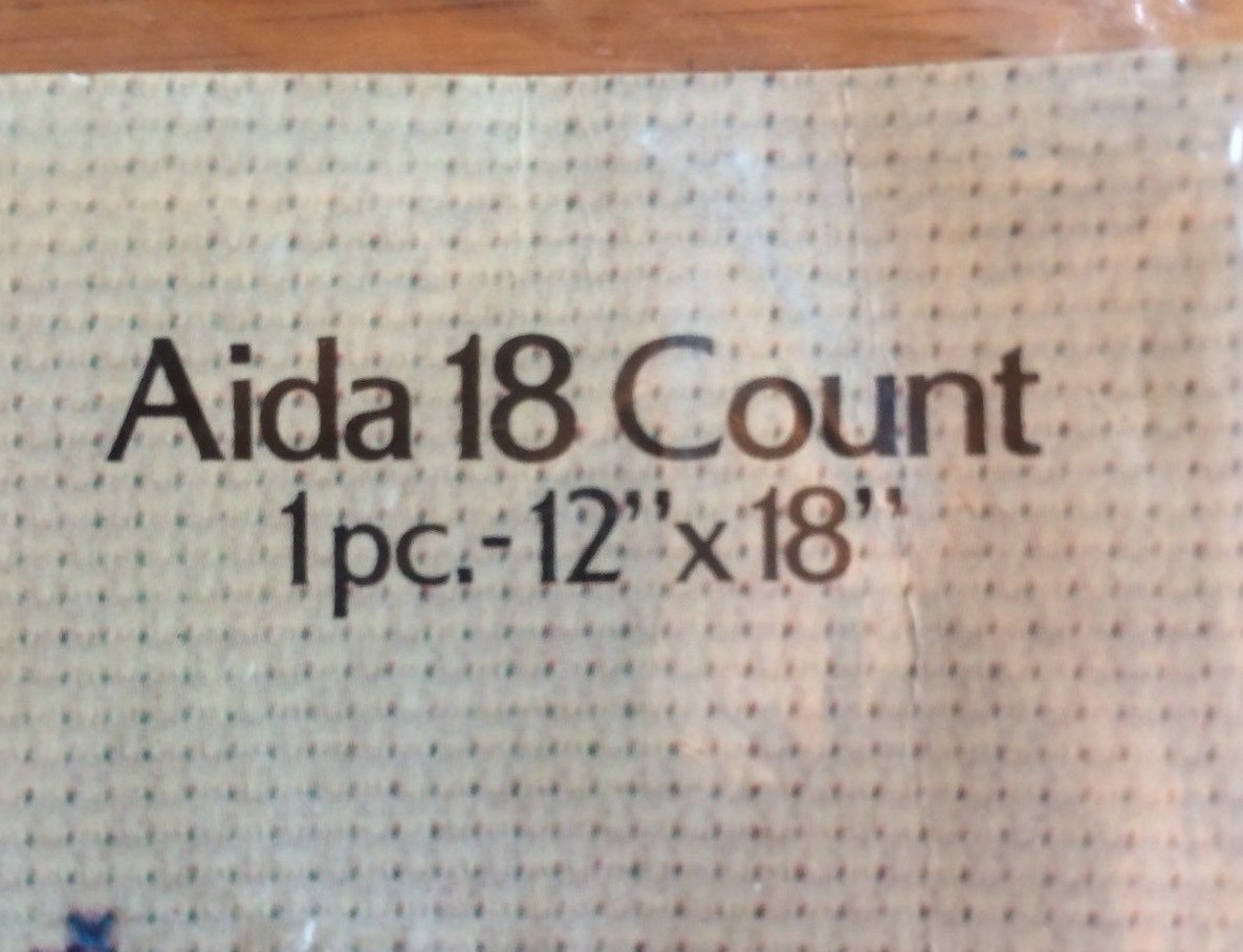 Charles Craft Cross Stitch Fabric Aida 18 Count 12