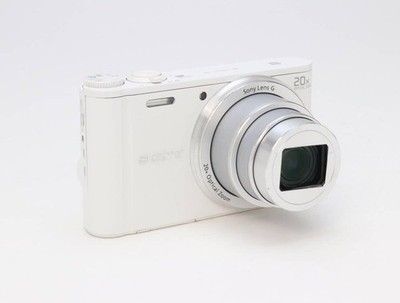 Sony Cyber Shot DSC-WX350 White Digital Camera 18.2MP 20x Zoom