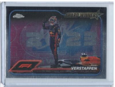 Max Verstappen 2024 Topps Chrome Formula 1 F1 #183 Award