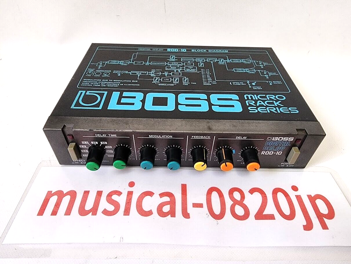 【最終値下】BOSS Roland RDD-10 DIGITAL DELAY BOSS RDD-10 Digital Delay Micro Rack Guitar Effects | eBay