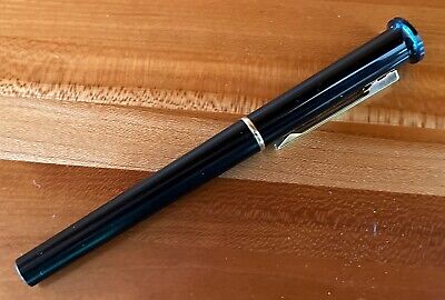 Vintage Pierre Cardin Black W/ Gold Tone Trim Ballpoint Pen Luxurious!
