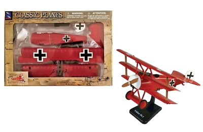 New Ray Fokker DR.1 Classic Model Kit The Red Baron German Triplane Bi-Plane