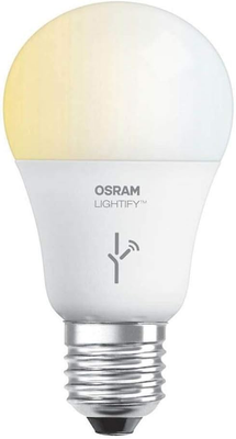 OSRAM LIGHTIFY A19 Smart Adjustable White LED, Dimmable, 9.5