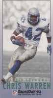 1993 Fleer GameDay Chris Warren #228