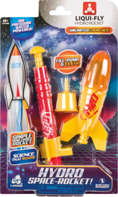 Hydro Space WATER ROCKET Plastic Pump w/Air Pressure - Launch - Yard & Park Fun