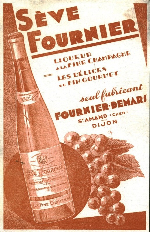 Buvard Vintage SÃ¨Ve Fournier St Amand Dijon