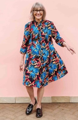 Zuri Kenya Dress  Huzzah  Colorful Sz 1X Long NWT Sold Out