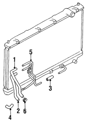 Genuine Mitsubishi Clamp MF661007