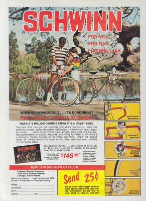 When Schwinn does it it's done right Varsity Sport ad 1978 BL