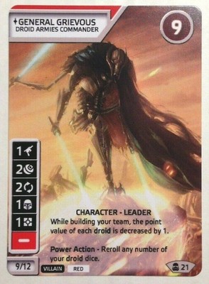 Dice CCG Individual Cards X2 TWO NEW Star Wars Destiny GREEDO Legacies Card #21