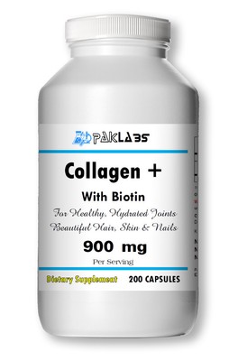 Collagen+ Optimizer Biotin Capsules for Beauty, Hair Skin & Nails 200 Capsules