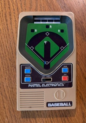 TESTED Vintage 1978 Mattel Electronics Baseball Handheld Electronics Game