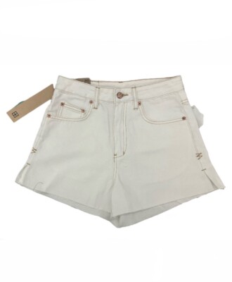 Ksubi Rise N Hi Sugar Rush Womens White Denim Shorts
