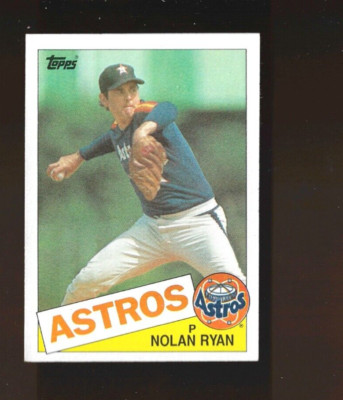1985 Topps Nolan Ryan #760 HOF Astros