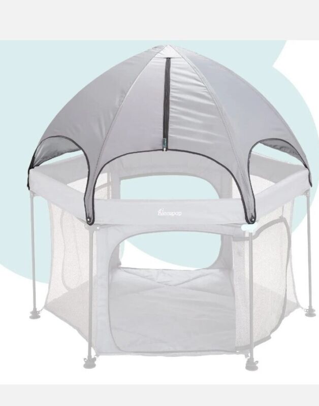 Hiccapop Playpad 53” Playpen Dome Canopy Shade Only NWT New Fast Shipping!