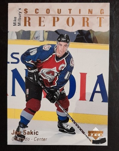 UPPER DECK NHLカード STATURE JOE SAKIC COLORADO 03/99 #CM-7 送料無料 中古 IT2 joe-sakic-autographed-super-
