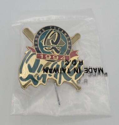 Vintage Rancho Cucamonga Quakes Baseball Season Pin 1994