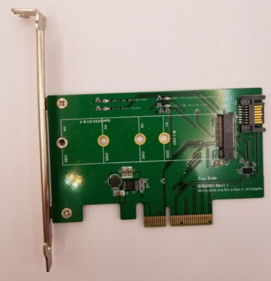 ZTC Lightning Card M.2 NGFF SSD To PCI-e or SATA III Internal Card ZTC-EX001