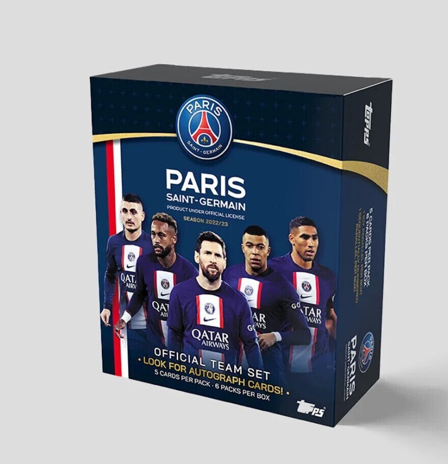 その他 SOCCER 2021-22 TOPPS TEAMSET PARIS SAINT 2021-22 Topps Paris Saint-Germain Team Set Checklist, Box Info