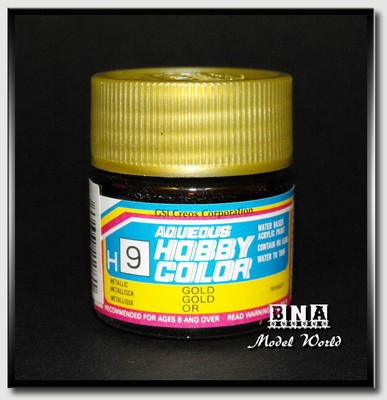 Gunze Sangyo/GSI Mr.Hobby Acrylic Paint Metallic Gold 10ml