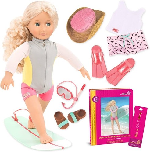 Our Generation Deluxe Doll - Coral & "Stuck In The Middle of