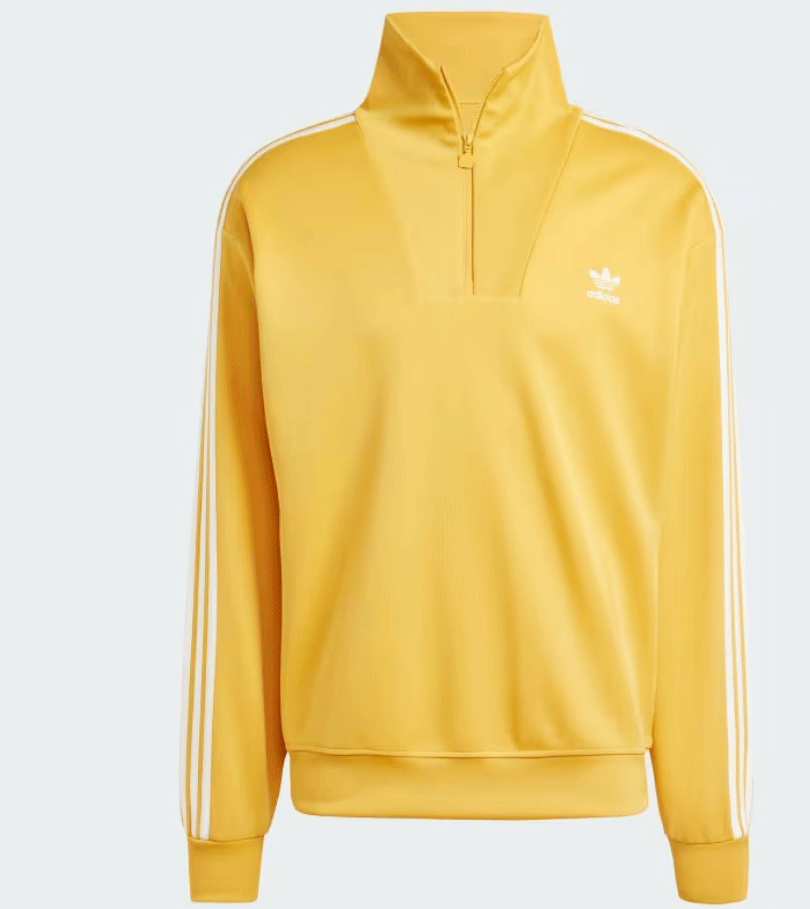 トップス adidas Originals Adicolor Funnel Neck adidas Men's Adicolor Funnel Neck Track Top - Black Size L