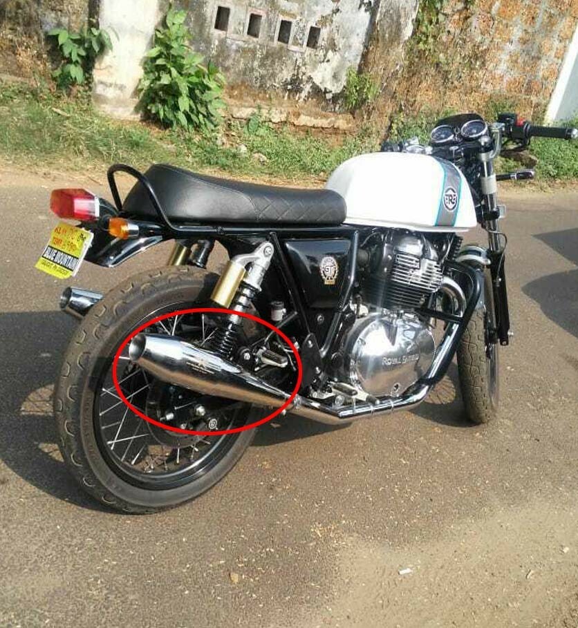Fits Royal Enfield Interceptor 650 & Continental GT 650 Red Rooster Exhaust silencer
