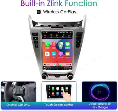 Android 11 Radio Tesla Vertical Screen Car GPS for Chevrolet Equinox 2010-2016
