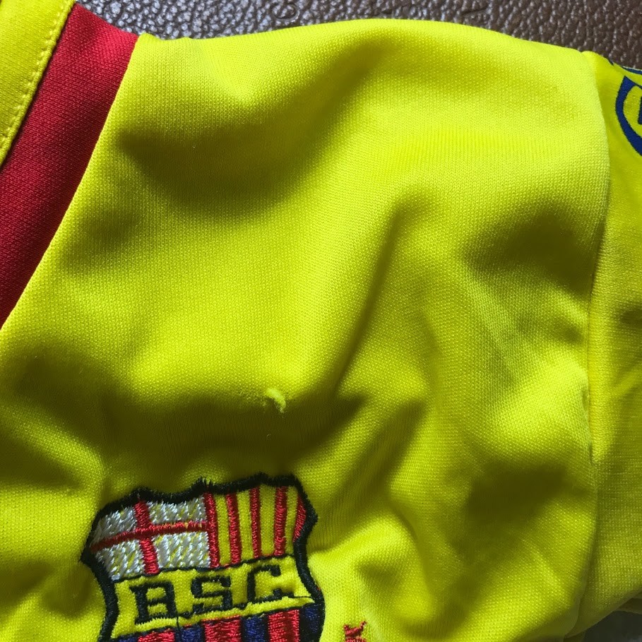 Barcelona Sporting Club Marathon 2011 Pilsener Kids Soccer Jersey Futbol Outfit