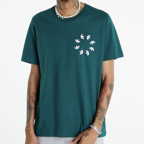 

Adidas Originals Bold Spinner Tee Мужская спортивная повседневная рубашка с коротким рукавом # 488, Зеленый, Adidas Originals Essential