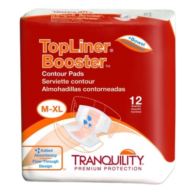 Tranquility Incontinence Liner 21.5'' Length Heavy Absorbency - 8 Packs of 12