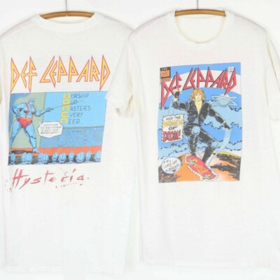 Vintage 1987 Def Leppard Hysteria Women Of Doom Tour Concert Rock Band T-Shirt