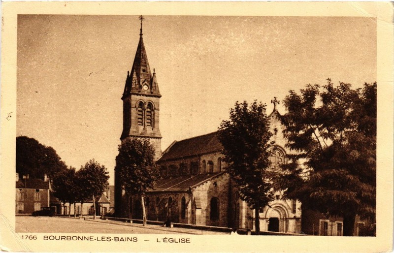 Cpa Ak Bourbonne-Les-Bains - L'ÃGlise (368390)