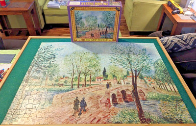 Vtg Whitman Crown Puzzle - French Provincial - 713Pc 29''x22'' Beautiful  Complete