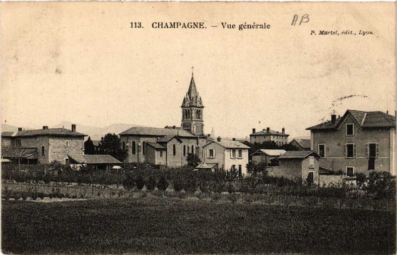 Cpa Champagne Vue GÃ©NÃ©Rale (443885)
