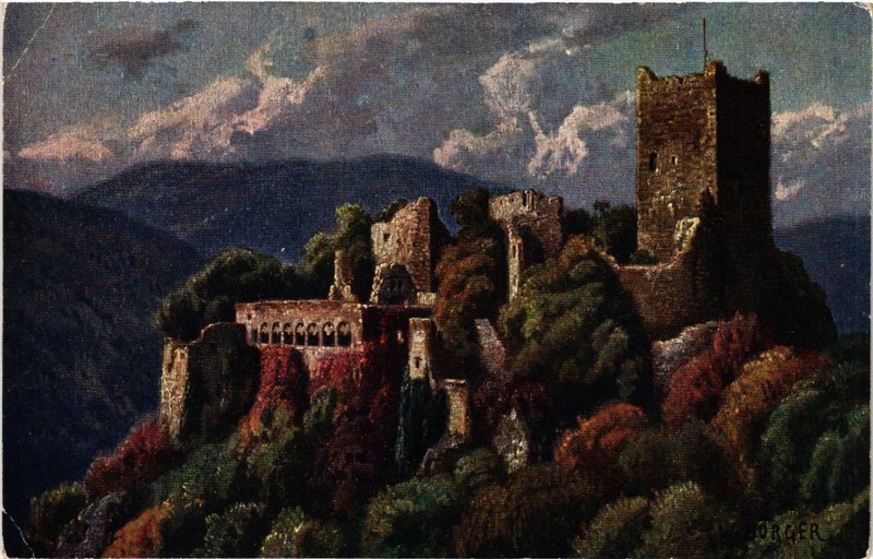 Cpa Ak Ribeauville Rappoltsweiler Die Ulrichsburg B. Rappoltsweiler (389712)