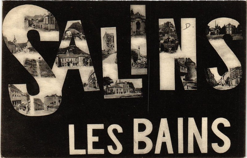Cpa Salins-Les-Bains Souvenir (446292)