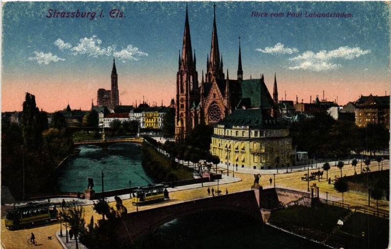 Cpa Strassburg - Blick Vom Paul Labandstaden (428852)