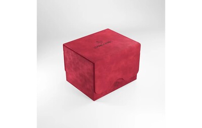 GAMEGENIC SIDEKICK 100+ XL CONVERTIBLE DECK BOX RED HOLDS 100 CARDS NEW