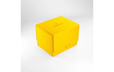 GAMEGENIC SIDEKICK 100+ XL CONVERTIBLE DECK BOX YELLOW HOLDS 100 CARDS NEW