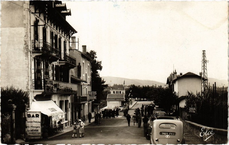 Cpa Hendaye Le Pont International D'Hendaye (411961)