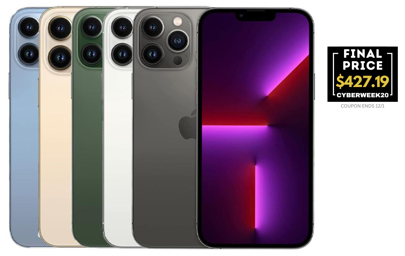 Apple iPhone 13 Pro Max A2484 256GB Unlocked Good Condition | eBay