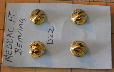 U.S. Army DI DUI MEDDAC Fort Benning Unit Crest Set D22 USA