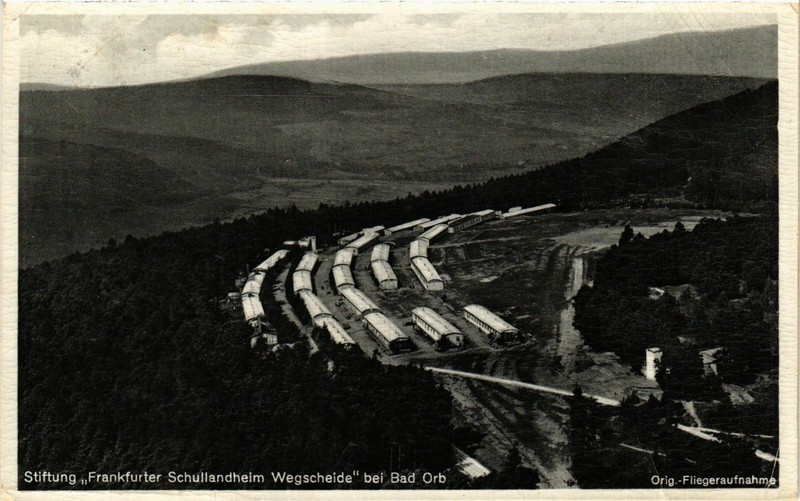 Cpa Ak Frankfurter Schullandheim Wegscheide Bei Bad Orb Germany (865494)