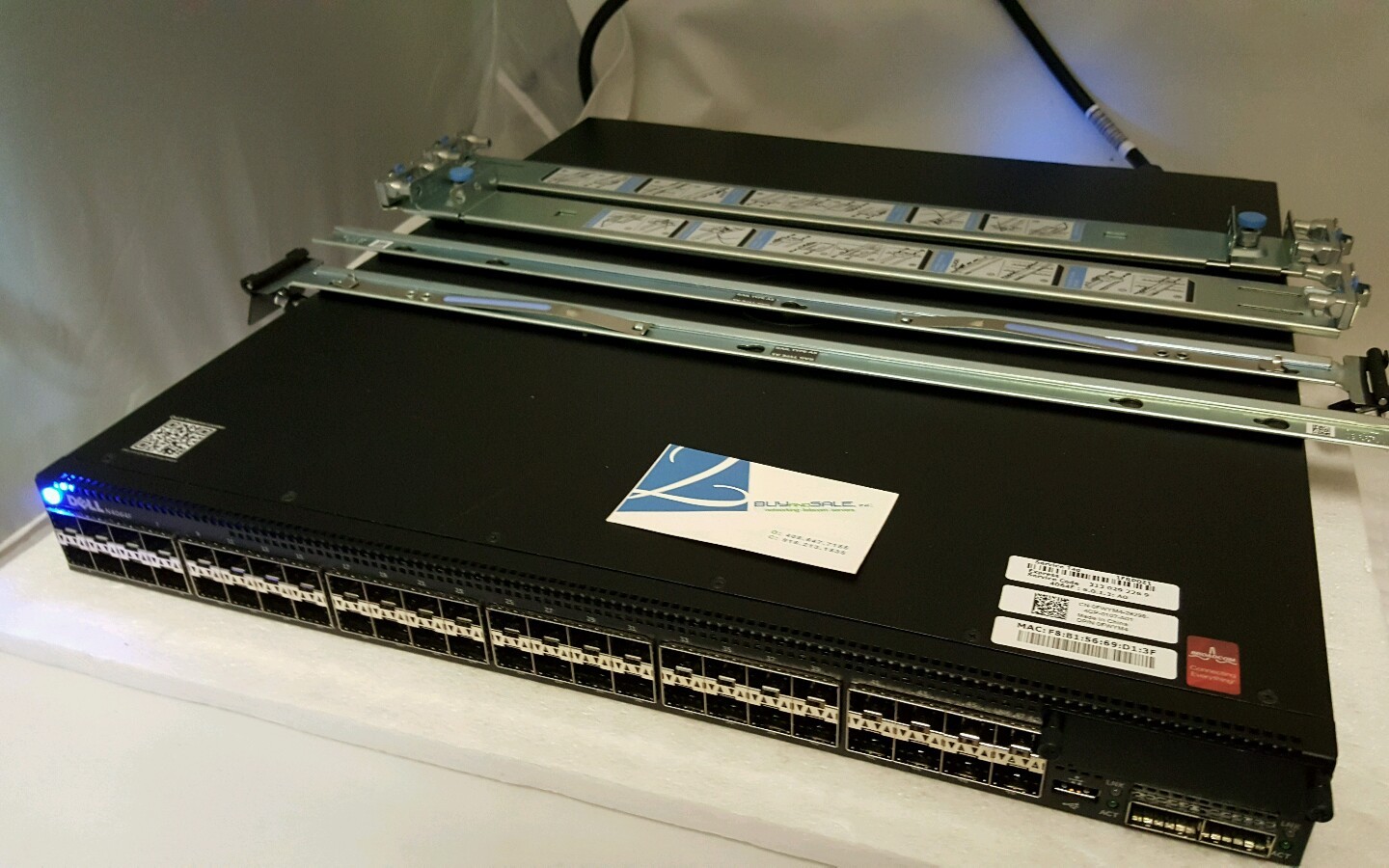 Dell Powerconnect N4064F 48-Port 10GB SFP+ Switch + Rail Kit 5RN1M Networking