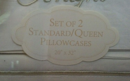 Lillian Rose embroidered Tonight/Not Tonight Pillowcase gift box set, 2 stand/qu