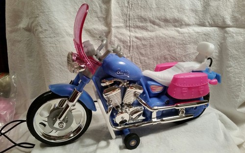 Barbie Doll Motorcycle, remote control, very good condition