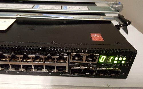 DELL POWERCONNECT N3048 48-Port 10/100/1000 / 10GbE Switch with Rack Rails 5RN1M