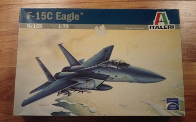 Italeri 1:72 F-15C Eagle Plastic Jet Aircraft Model Kit 169